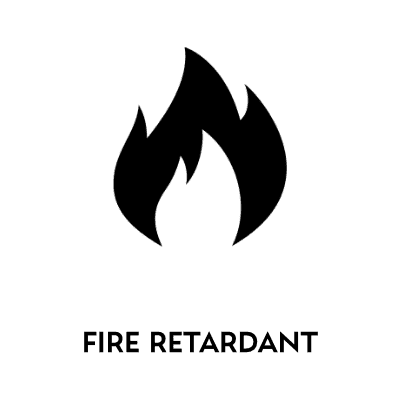 Fire retardant icon