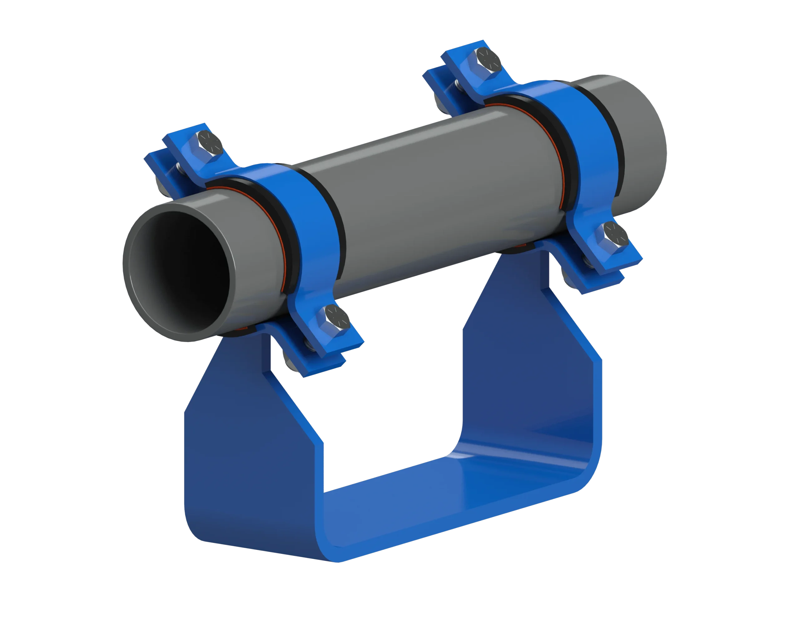 3D Clamp SmartInsert LISEGA CLAMP SHOE WITH PIPE