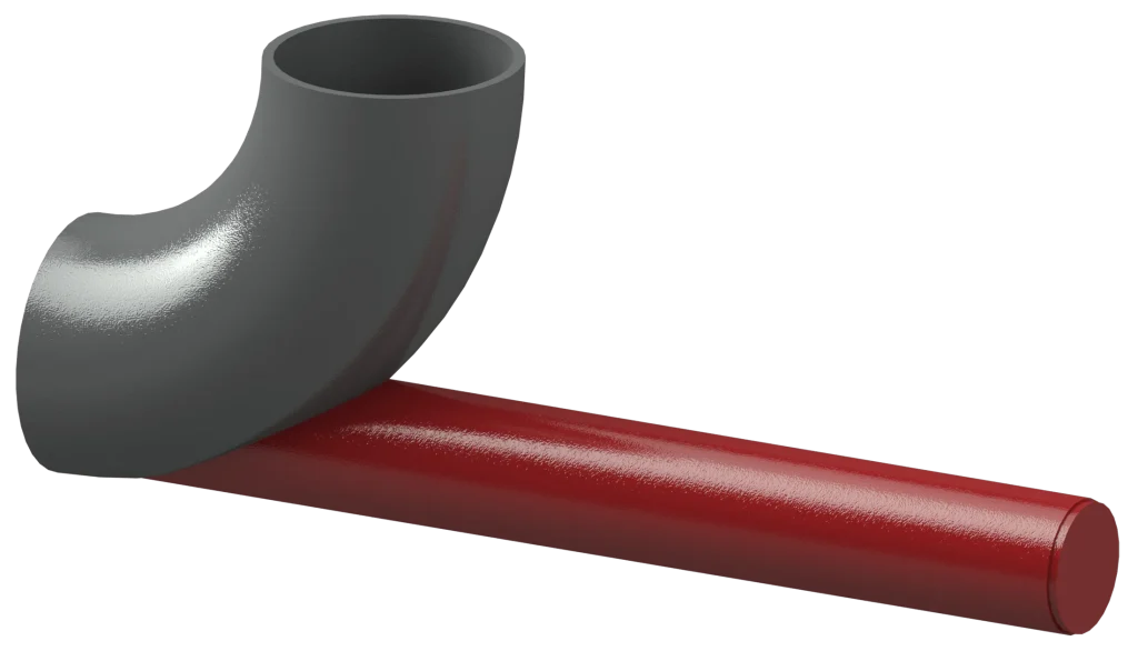 RedLineIPS Elbow Dummy Leg Pipe Support