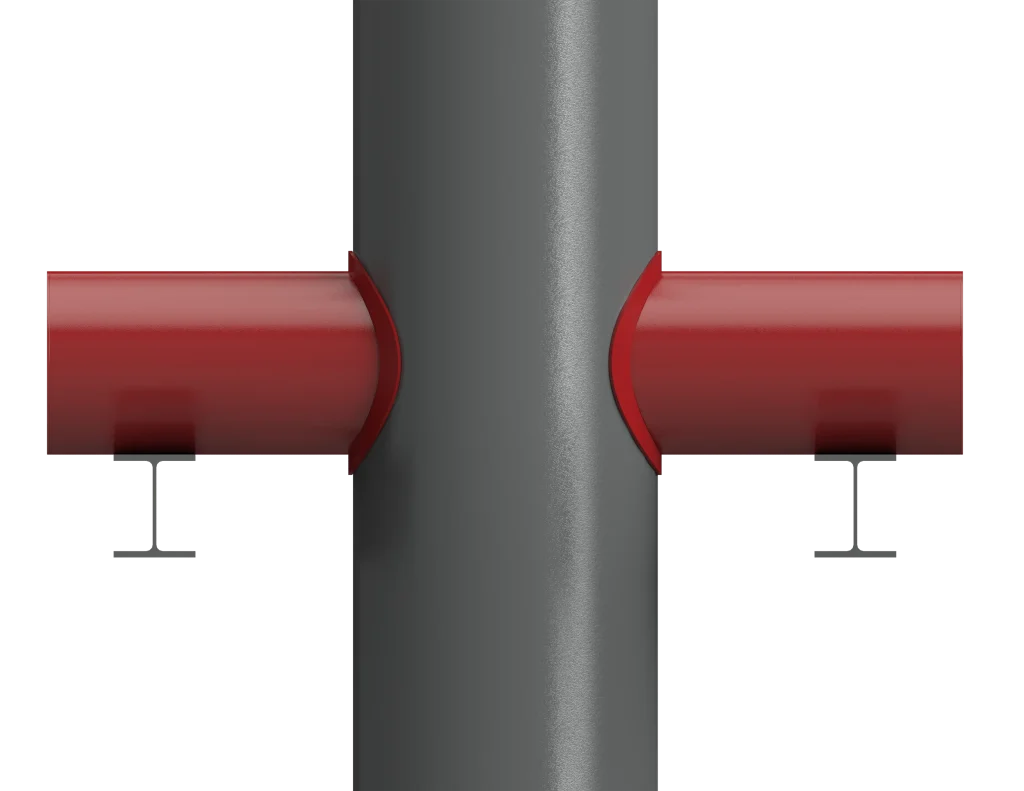 Double Trunnion Base Supports as Manufactured by Cogbill