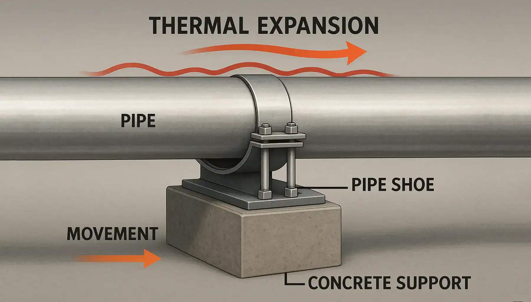 The Basic Concept of Pipe Expansion & Contraction due to temperature changes